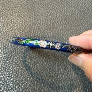 Vintage Cloisonné Bangle Bracelet